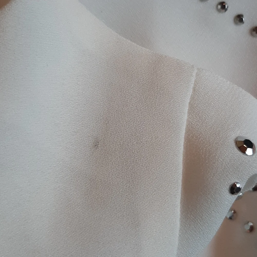 Alfani Long Sleeve Stunning Studded Blouse With Ballon Elastic Waist - Picture 7 of 7
